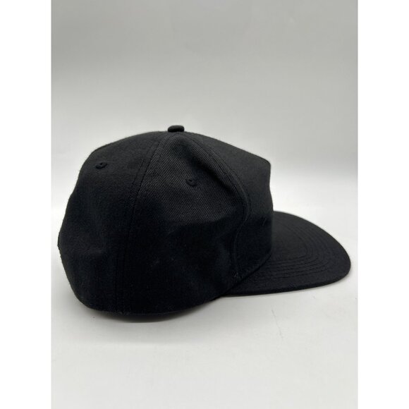 Tesla Black‎ Wool & Acrylic Unisex Snapback Hat OSFM Adjustable Fit - Picture 4 of 8
